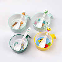 [SALE SỐC]  Bát có tay cầm, bộ đồ ăn trẻ em, bát chống bỏng trẻ em, bát ăn dặm cho bé, bát đặc biệt