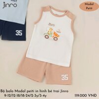 [SALE SỐC] Bộ ba lỗ bé trai Jinro BLJN01