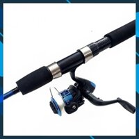 SALE SỐC (Có quà tặng) Combo cần câu máy Shimano 2 khúc đặc