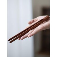 [SALE SỐC] Gỗ gụ Chengshi tách trà kẹp gỗ muỗng cà phê Kung Fu bộ ấm trà trà đạo phụ tùng hộ gia đì