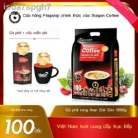 [SALE SỐC] ☂[Hàng chính hãng] Cà phê rang xay than củi gốc Sài Gòn 1800g hòa tan 3 trong 1 nhập khẩu Việt Nam thùng 100