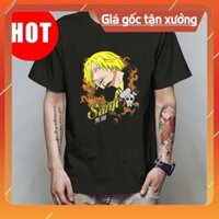 SALE- [SỐC] [HOT] Áo Thun unisex | áo thun Sanji One Piece đẹp giá siêu rẻ cực chất