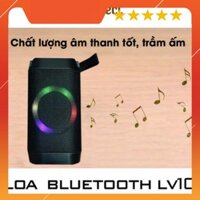 [Sale sốc] Loa Bluetooth Mini LV10 - Có Đèn Led - Quai Xách Cao Su Tiện Lợi - Bảo hành 1 đổi 1 X0-90