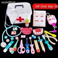 [SALE SỐC] Mô Phỏng Bác Sĩ Nhỏ Bộ Đồ Chơi Bé Gái Dụng Cụ Y Tế Hộp Tiêm Y Tá Bé Trai Nhà Chơi Trẻ E