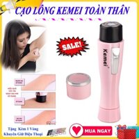 [SALE SỐC] [SALE SỐC] Máy Cạo Lông Kemei Toàn Thân Cao Cấp, Bay Sạch Lông Nách Lông Tơ. Công Nghệ Nhật Bản Thế Hệ Mới.Kh