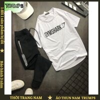 🌟SALE SỐC 🌟 Set bộ quần áo nam thun cotton gym cao cấp TRUMP9