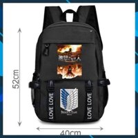 (SALE SỐC) SIÊU PHẨM  Mẫu balo in hình Attack on Titan độc đẹp giá rẻ -Limited