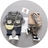 SALE SOCK set quần áo trẻ em sơmi gile