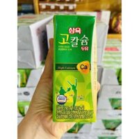 SALE Sữa đậu nành Sahmyook Hàn Quốc bổ sung canxi thùng 24 hộp date T8,T10/2025