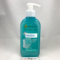 {SALE} Sữa rửa mặt trị mụn Garnier Hautklar Tägliches Anti-Pickel Waschgel, 200ml