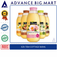 [SALE] Sữa tắm Cottage 560ml (đủ loại - hoa nhài/ hoa trà/ hoa sứ/ hạt argan/ hạt karite/ dừa)