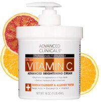 (SALE-T2/26) Kem dưỡng da đa năng Advanced Clinicals Vitamin C Brightening Anti-aging Cream 16Oz