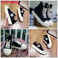 SALE [Tặng hộp và , tất thời trang ] Giày Rick Owen Cao Cổ Nam nữ  ,, . NEW 2020 . .