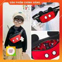 (Sale+Tặng Quà) Túi Đeo Chéo Túi Bao Tử Xuất Dư Cho Bé Trai Bé Gái Siêu Xinh In Hình Chuột Mickey Hàng Đẹp_COCAHOUSE