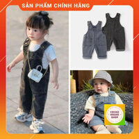 (Sale+Tặng Quần Yếm Jean Dài Liền Thân Yếm Bò Vải Dày Mềm Đẹp Cho Bé Trai Bé Gái Siêu Xinh Phong Cách Hàn Quốc_COCAHOUSE