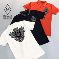 SALE TẤT Ảnh thật áo thun nam cao cấp áo polo thêu hàng đẹp chuẩn shop họa tiết