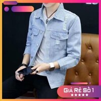 SALE TẤT [ ĐẸP HƠN NGƯỜI YÊU CŨ ] ÁO KHOÁC BÒ NAM CAO CẤP BODY , KHOÁC JEAN RÁCH