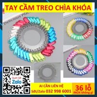 Sale Tay cầm thẻ vấn đề quan trọng 30 lỗ treo in thẻ Móc khóa Key tag Combo 50 Móc vấn đề mẫu chốt tag name ghi lại vali