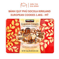 (SALE TẾT) Bánh Quy Phủ Socola Kirkland European Cookies 1.4kg - Mỹ