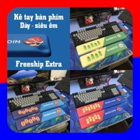 🌟SALE TẾT🌟 Đệm kê tay bàn phím cơ  65-108 phím, miếng đệm đỡ cổ tay gõ bàn phím chống mỏi