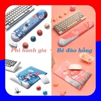 🌟SALE TẾT🌟 Kê tay gõ bàn phím làm từ Xốp Silicon mềm, bọc vải lụa sữa mịn mát
