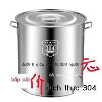 [SALE] Thùng inox 304, nồi súp có nắp, thùng đựng súp, thùng dầu gia dụng dày, nồi dung tích lớn, t