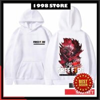 (SALE TOÀN SHOP) Áo Khoác Hoodie Free Fire [ HÀNG MỚI VỀ ] Chất Nỉ Màu Trắng Cực Chất Quỷ Vương