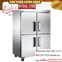 SALE TỦ ĐÔNG INOX 4 CÁNH SUMIKURA 1100 LÍT SKI-12F4 QUẠT GIÓ (R404A) (2023)