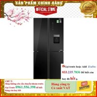 Sale Tủ lạnh Aqua 4 cửa màu đen lấy nước ngoài AQR-IGW525EM(GB- Mới Chính Hãng )