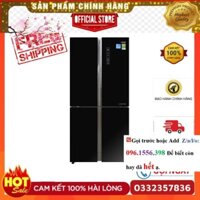 Sale Tủ lạnh Aqua 4 cửa Side by side AQR-IG525AM(GB) 456 lít - Mới 100%