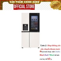[SaLe] Tủ lạnh LG Side by side Instaview Door-in-door và ngăn lấy nước ngoài UV nano 635L màu be GR-X257BG |