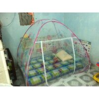 [SALE UP GIÁ SỐC HÀNG CHÍNH HÃNG] Mùng chụp tự bung 1m2 x 2m Minh Long - HỒNG HOA
