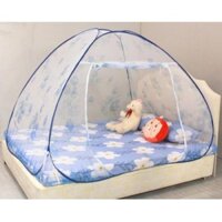 [SALE UP GIÁ SỐC HÀNG CHÍNH HÃNG] Mùng chụp tự bung 1m2 x 2m Minh Long - XANH HOA