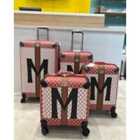 (SALE) Vali da thời trang dáng ngang size 16 inch và 18 inch kèm cốp . Vali kéo thời trang cá tính size nhỏ gọn