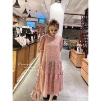 Sale Váy Hoa cổ viền Ren :boom: Fom dáng xoè nhẹ nhàng, màu hoa đẹp xuất sắc lun . Cổ phối ren điệu đà cực xinh luôn .