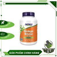 [Sale] Viên Uống Bổ Não Cải Thiện Trí Nhớ Now Ginkgo Biloba 60mg (240 Viên)