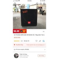[Sale.] Vỏ THÙNG LOA SUB HƠI BASS 30 NHƯ HÌNH +