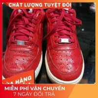 sale VZ sale [Hàng Auth] Ả𝐍𝐇 𝐓𝐇Ậ𝐓 Giầy Nike AF1 bản đặc biệt CROC and GUM màu đỏ size 40 Uy Tín . : : :
