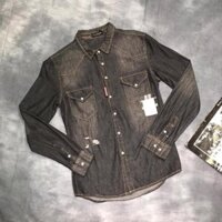 SALE Xả. (Chính Hãng) 10.10 SƠ MI BÒ NAM CAO CẤP- ÁO SƠ MI BÒ DSQ 2020 ' *