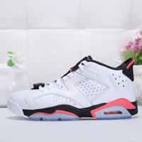 Sale XẢ HẾT 【With shoe box】Giày AIR JORDAN 6 Đen Trắng uy tín 2020 new  . XX :