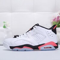 Sale XẢ HẾT 【With shoe box】Giày AIR JORDAN 6 Đen Trắng uy tín 2020 new  . < .