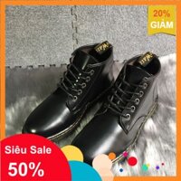SALE [XẢ KHO] Giày Dr Cổ Lửng Da Bóng