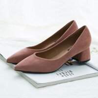 Sale Xả Kho GIÀY NỮ GÓT VUÔNG 3CM THỜI TRANG CAO CẤP hot 🌺 .  '