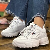 SALE | Xả Xả| HOT Giầy fila trắng độn đế 1:1 ( full box + free ship ) 2020 | Uy Tín |