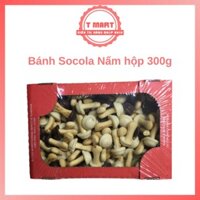 [SALE50%] Bánh quy nấm socola đen và trắng giòn tan hàng nhập Nga, socola cực chất thơm ngon, hộp 300g date dài T9/2021