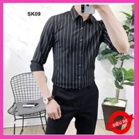 [sale88] [gg1]  PM Áo sơ mi nam SK09 phá cách cuốn hút PM Fashion Chất Lượng