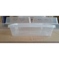 Salee  Hộp nhựa chữ nhật 550ml giá rẻ 1 lốc 50 cái kèm nắp