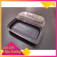 Salee  Hộp nhựa HT17 [Lốc 50] hộp đế đen hộp sushi