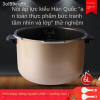 [SALE]♤∋Nồi áp suất điện Midea Hàn Quốc Chảo chống dính 6L lít MY-13SS606A / 13PSS606A có tay cầm