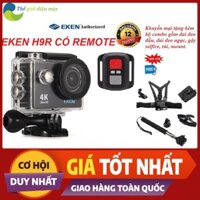 [SaleOff] Camera hành trình 4K wifi Eken H9R Version mới 8.1 (có remote) tặng combo gậy selfire, đai đeo ngực, đai đ